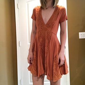 NWT Irene Story burnt orange dress